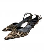 Hoaw.ハァウ）の古着「レオパードポインテッドパンプス」｜ベージュ