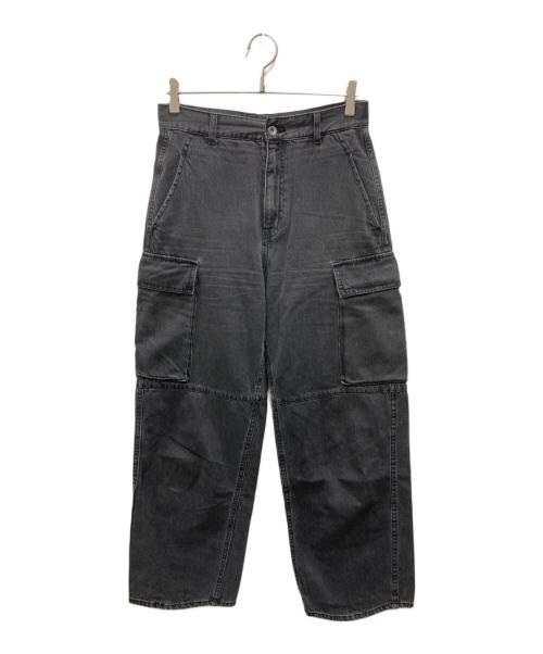 Adam et Rope（アダム エ ロペ）Adam et Rope (アダム エ ロペ) デニムカーゴパンツ ブラック サイズ:38の古着・服飾アイテム