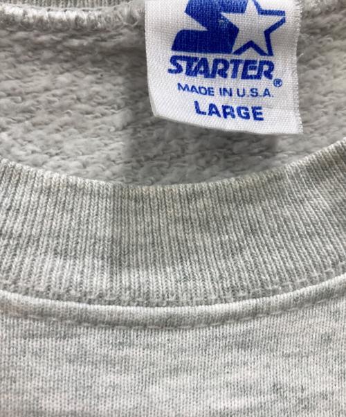 STARTER（スターター）STARTER (スターター) プリントスウェット グレー サイズ:Lの古着・服飾アイテム