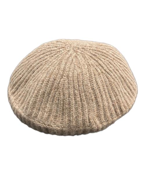 GANNI（ガニー）Ganni (ガニー) ベレー帽 ベージュの古着・服飾アイテム