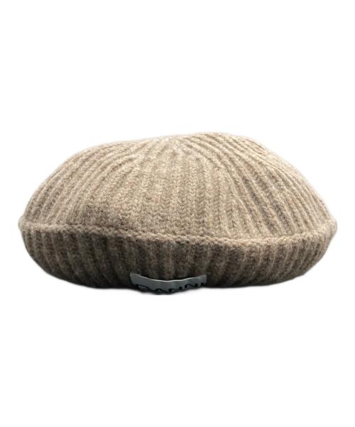 GANNI（ガニー）Ganni (ガニー) ベレー帽 ベージュの古着・服飾アイテム