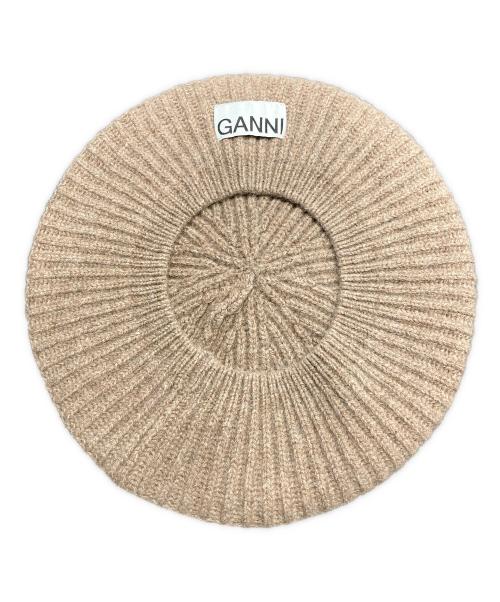 GANNI（ガニー）Ganni (ガニー) ベレー帽 ベージュの古着・服飾アイテム