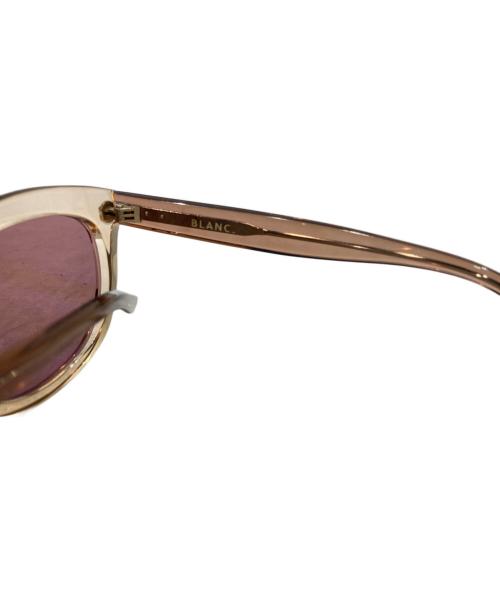 BLANC（ブラン）BLANC (ブラン) サングラス ベージュ サイズ:50□22-145の古着・服飾アイテム