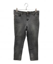 23区（ニジュウサンク）の古着「Tapered Skinny デニムパンツ」｜グレー