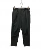 DANSKINダンスキン）の古着「ストレッチ ダブル ウィーブ アンクルパンツ」｜ダークグレー