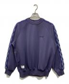 Schottショット）の古着「テーピング ジャージ クルースウェット」｜パープル