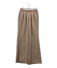 SHENERY（シーナリー）の古着「エステルダブルクロスライトパンツ」｜ベージュ