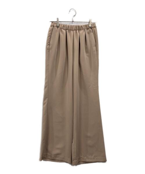 SHENERY（シーナリー）SHENERY (シーナリー) エステルダブルクロスライトパンツ ベージュ サイズ:38の古着・服飾アイテム