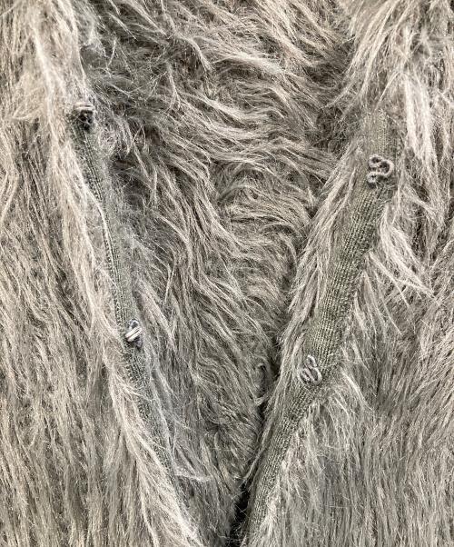 SHENERY（シーナリー）SHENERY (シーナリー) ロングフェザーニットベスト グレー サイズ:Freeの古着・服飾アイテム