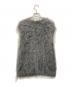 SHENERY (シーナリー) ロングフェザーニットベスト グレー サイズ:Free：5000円
