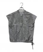 FRAMeWORKフレームワーク）の古着「BIGポケットドロストブラウス」｜グレー