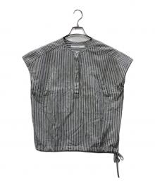 FRAMeWORK（フレームワーク）の古着「BIGポケットドロストブラウス」｜グレー