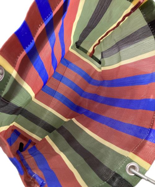 MARNI（マルニ）MARNI (マルニ) フラワーカフェ ストライプトートバッグ マルチカラーの古着・服飾アイテム