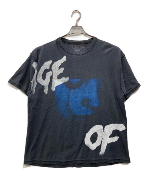 LUKEVICIOUS（ルークヴィシャス）LUKEVICIOUS (ルークヴィシャス) STITCH FACE TEE ブラック サイズ:Lの古着・服飾アイテム