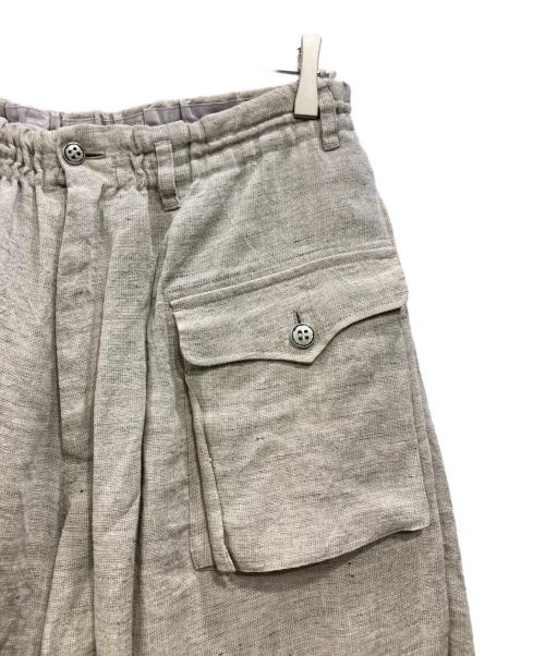 Yohji Yamamoto pour homme（ヨウジヤマモト プールオム）Yohji Yamamoto pour homme (ヨウジヤマモト プールオム) リネンカーゴパンツ ベージュ サイズ:2の古着・服飾アイテム