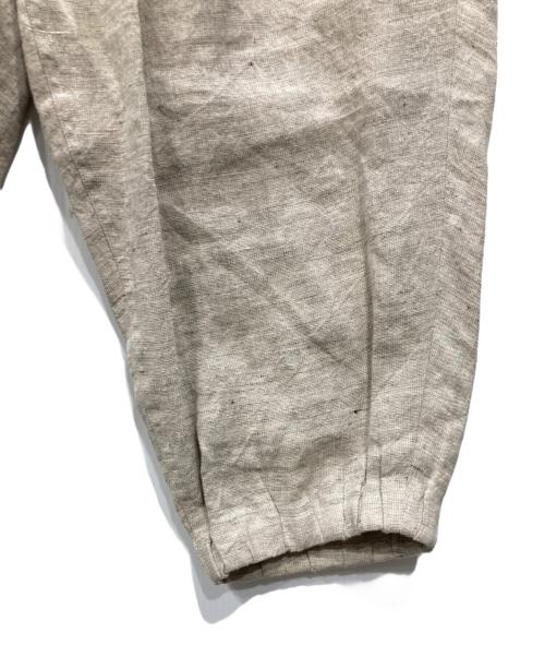 Yohji Yamamoto pour homme（ヨウジヤマモト プールオム）Yohji Yamamoto pour homme (ヨウジヤマモト プールオム) リネンカーゴパンツ ベージュ サイズ:2の古着・服飾アイテム
