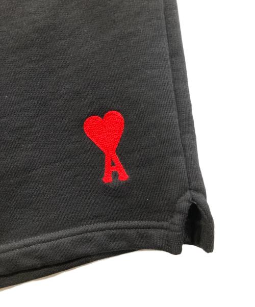 AMI Alexandre Mattiussi（アミアレクサンドルマテュッシ）AMI Alexandre Mattiussi (アミアレクサンドルマテュッシ) スウェットハーフパンツ ブラック サイズ:Lの古着・服飾アイテム