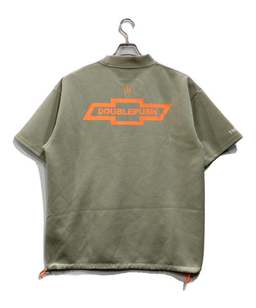 TNRCN（タイニーリーコン）TNRCN (タイニーリーコン) MOCK NECK S/S グリーン サイズ:XLの古着・服飾アイテム