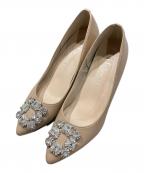 artemis by DIANAアルテミスバイダイアナ）の古着「ビジューパンプス」｜ベージュ