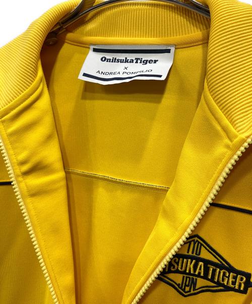 Onitsuka Tiger（オニツカタイガー）Onitsuka Tiger (オニツカタイガー) ANDREA POMPILIO (アンドレアポンピリオ) トラックジャケット イエロー サイズ:Ｓの古着・服飾アイテム