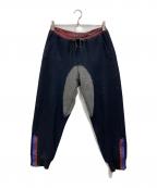 KOLORカラー）の古着「ドローコードニットロングパンツ」｜ブラック