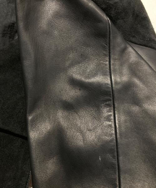 PRASTHANA（プラスターナ）PRASTHANA (プラスターナ) COMPOSITION2 HORSE HIDE PARKA ブラック サイズ:Mの古着・服飾アイテム