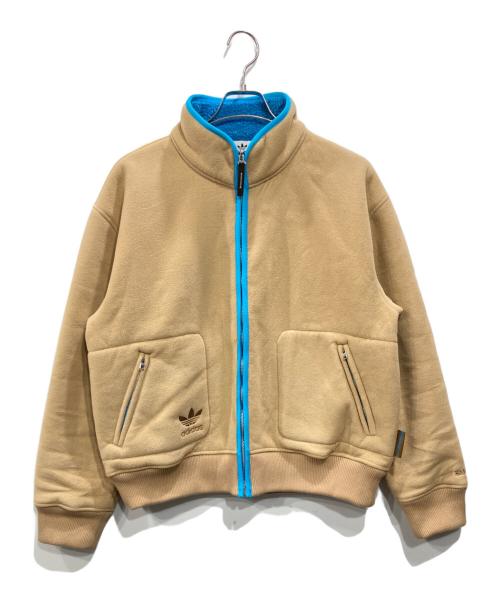 adidas Originals（アディダスオリジナル）adidas Originals (アディダスオリジナル) WALES BONNER (ウェールズボナー) WB FLEECE JKT ベージュ サイズ:Mの古着・服飾アイテム