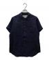 COMME des GARCONS COMME des GARCONS（コムデギャルソン コムデギャルソン）の古着「丸襟シルクシャツ」｜ネイビー