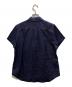 COMME des GARCONS COMME des GARCONS (コムデギャルソン コムデギャルソン) Jupe BY JACKIE (ジュップバイジャッキー) 丸襟シルクシャツ ネイビー サイズ:Ｓ：6000円