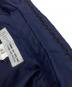 中古・古着 COMME des GARCONS COMME des GARCONS (コムデギャルソン コムデギャルソン) Jupe BY JACKIE (ジュップバイジャッキー) 丸襟シルクシャツ ネイビー サイズ:Ｓ：6000円