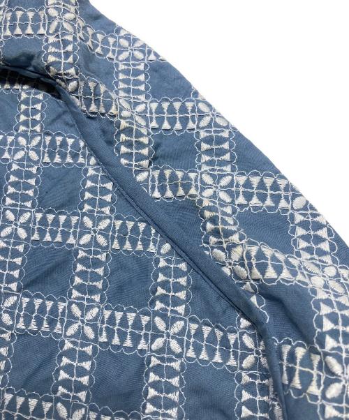 Sally Scott（サリースコット）sally scott (サリースコット) 刺繍シャツブラウス ブルー サイズ:Mの古着・服飾アイテム