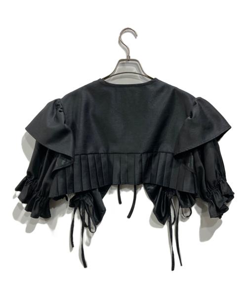 rurumu（ルルムウ）rurumu (ルルムウ) ボレロフリルスリーブブラウス ブラック サイズ:Freeの古着・服飾アイテム