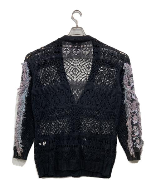 rurumu:（ルルムウ）rurumu: (ルルムウ) ニットカーディガン ブラック サイズ:Freeの古着・服飾アイテム