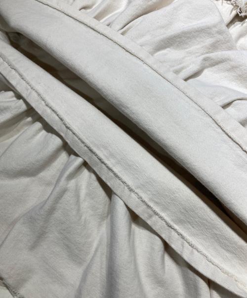 rurumu:（ルルムウ）rurumu: (ルルムウ) TORN DENIM TIERED SK アイボリー サイズ:Mの古着・服飾アイテム