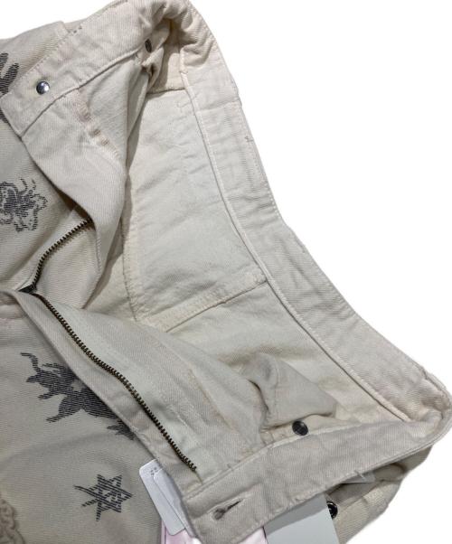 rurumu:（ルルムウ）rurumu: (ルルムウ) TORN DENIM TIERED SK アイボリー サイズ:Mの古着・服飾アイテム