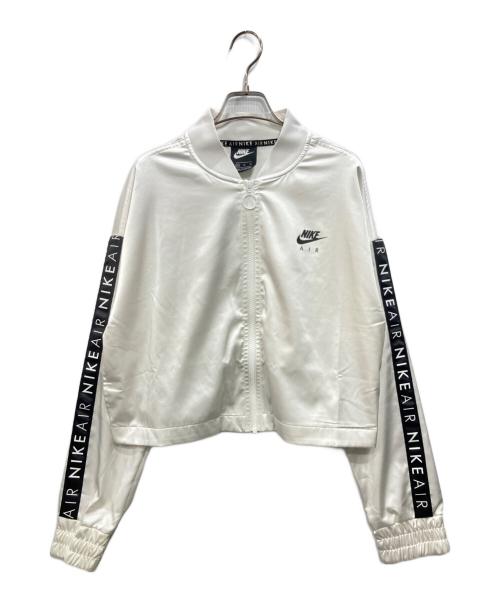 NIKE（ナイキ）NIKE (ナイキ) サテンジップジャケット ホワイト サイズ:XLの古着・服飾アイテム