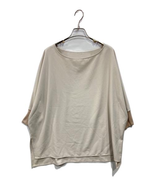 COLLAGE GALLARDAGALANTE（コラージュ ガリャルダガランテ）COLLAGE GALLARDAGALANTE (コラージュ ガリャルダガランテ) ドルマンスリーブブラウス ベージュ サイズ:Fの古着・服飾アイテム