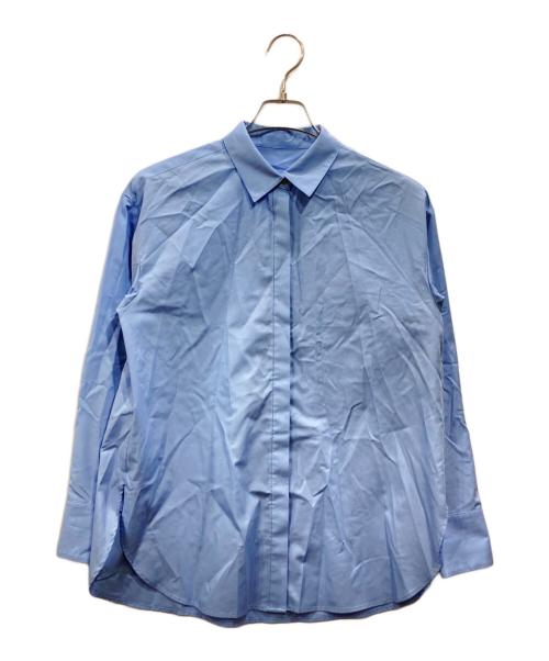 PLST（プラステ）PLST (プラステ) レーヨンブレンドリラクシーシャツ ブルー サイズ:Ｓの古着・服飾アイテム