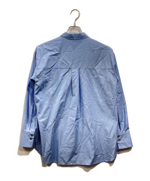 PLST（プラステ）PLST (プラステ) レーヨンブレンドリラクシーシャツ ブルー サイズ:Ｓの古着・服飾アイテム