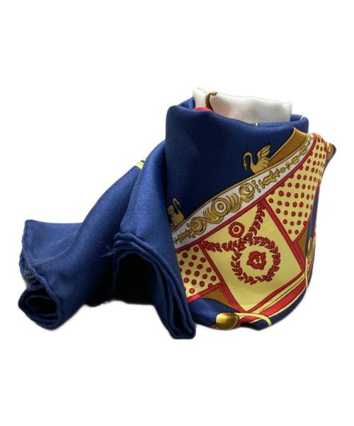 HERMES（エルメス）HERMES (エルメス) カレ90 ネイビーの古着・服飾アイテム