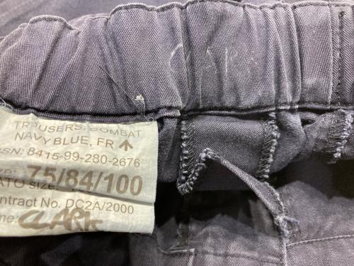 ROYAL NAVY（ロイヤルネイビー）ROYAL NAVY (ロイヤルネイビー) コンバットトラウザー ネイビー サイズ:SIZE 75/84/100の古着・服飾アイテム