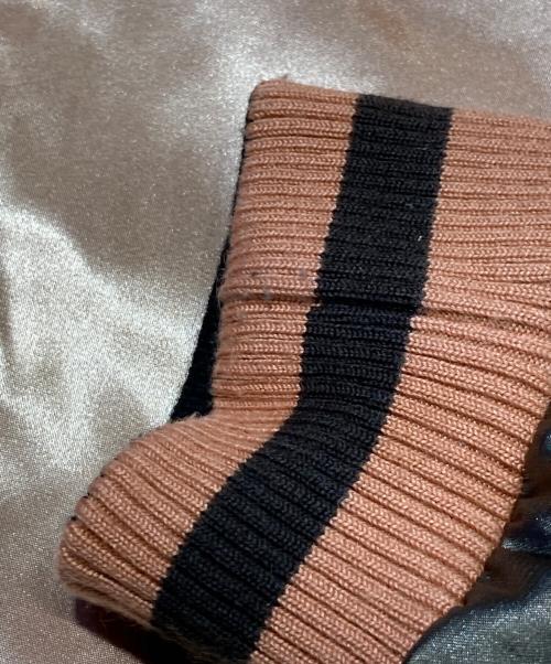 花旅楽団（ハナタビガクダン）花旅楽団 (ハナタビガクダン) リバーシブルスカジャン ピンク×ブラック サイズ:SIZE Mの古着・服飾アイテム