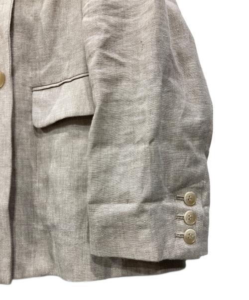 SLOBE IENA（スローブ イエナ）SLOBE IENA (スローブ イエナ) リネンジャケット ベージュ サイズ:Freeの古着・服飾アイテム