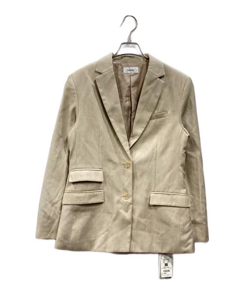 Snidel（スナイデル）Snidel (スナイデル) バリエテーラードジャケット ベージュ サイズ:F 未使用品の古着・服飾アイテム