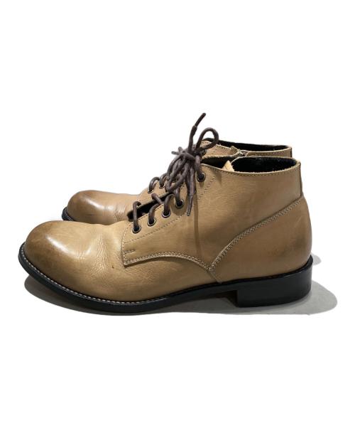 PADRONE（パドローネ）PADRONE (パドローネ) サイドジップブーツ ベージュ サイズ:41の古着・服飾アイテム