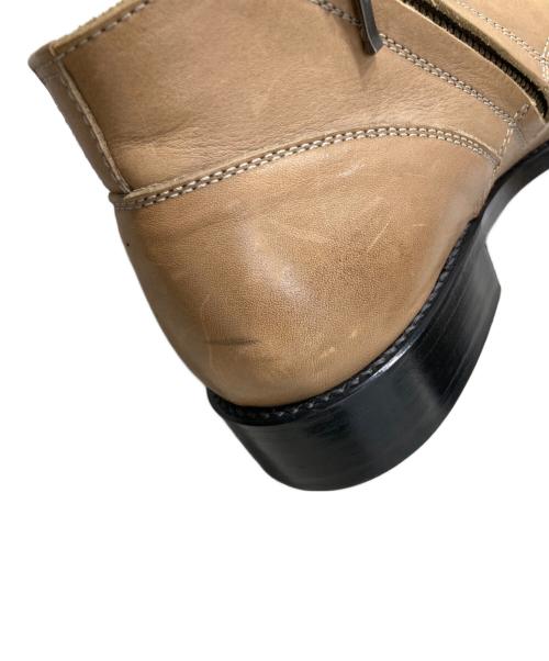 PADRONE（パドローネ）PADRONE (パドローネ) サイドジップブーツ ベージュ サイズ:41の古着・服飾アイテム