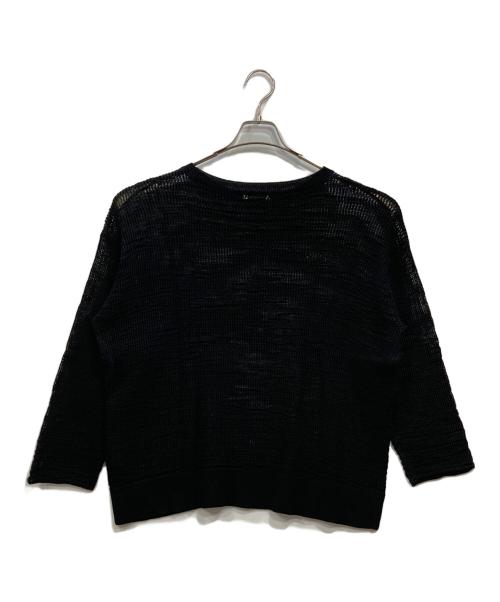 journal standard L'essage（ジャーナルスタンダード レサージュ）journal standard L'essage (ジャーナルスタンダード レサージュ) メッシュアミプルオーバー ブラック サイズ:表記なしの古着・服飾アイテム