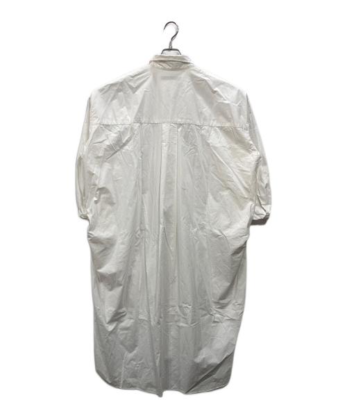 journal standard luxe（ジャーナルスタンダード ラックス）JOURNAL STANDARD LUXE (ジャーナルスタンダード ラックス) シャツワンピース ホワイト サイズ:表記なしの古着・服飾アイテム