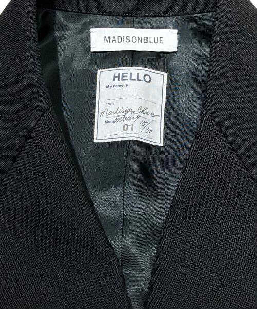 MADISON BLUE（マディソンブルー）MADISON BLUE (マディソンブルー) REVER PEARL GARBO JACKET ブラック サイズ:Ｓの古着・服飾アイテム