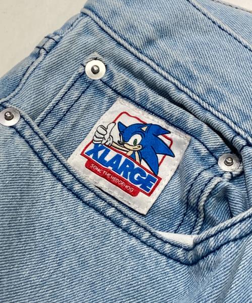 X-LARGE（エクストララージ）X-LARGE (エクストララージ) SONIC THE HEDGEHOG (ソニックザヘッジホッグ) デニムパンツ インディゴ サイズ:30の古着・服飾アイテム